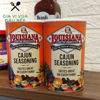 Bột Gia Vị Cajun Seasoning Louisiana 227gr USA/ Cajun Seasoning Tastes Great On Everything- Nhập khẩu chính hãng