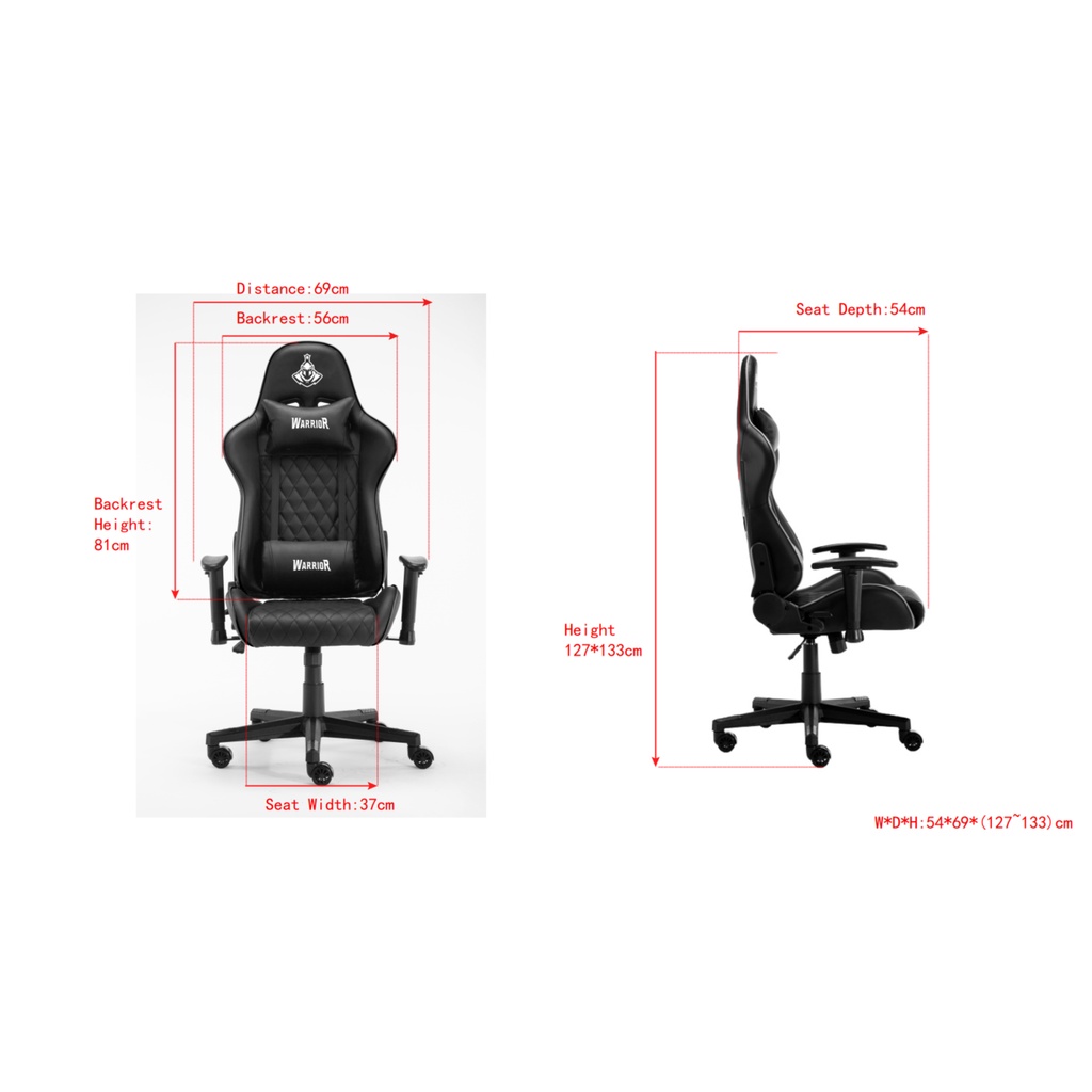 Ghế  Gaming WARRIOR Raider Series WGC206