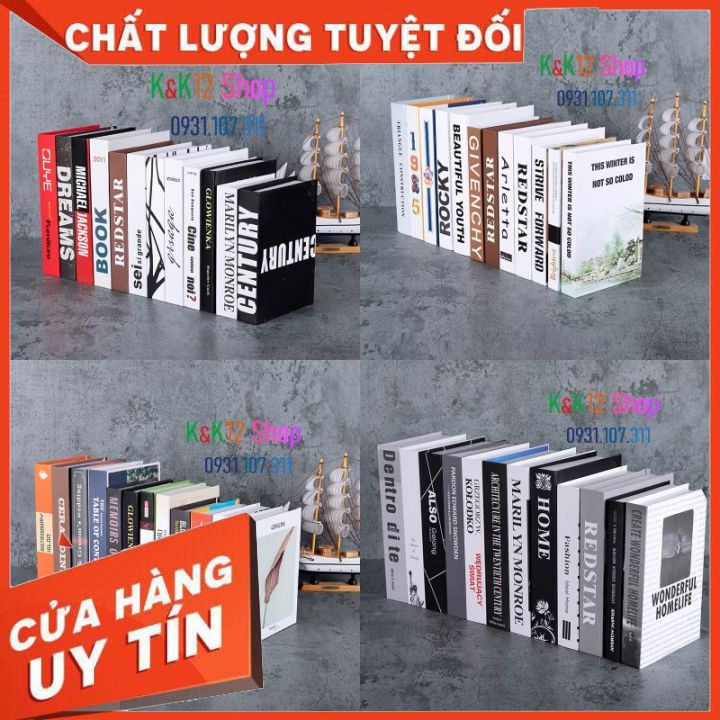 Sách mô hình. Sách mô phỏng trang trí nội thất văn phòng công ty. Decor nhà phong cách Bắc Âu. Quà tặng ý nghĩa 2021