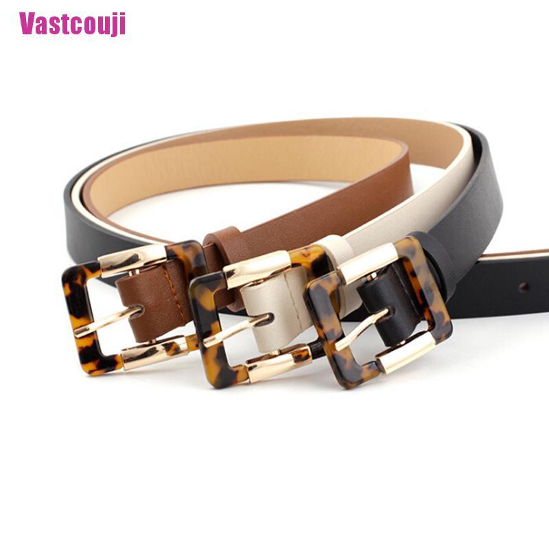 Thắt Lưng Da Mềm Họa Tiết Da Báo Thời Trang Cho Nữ