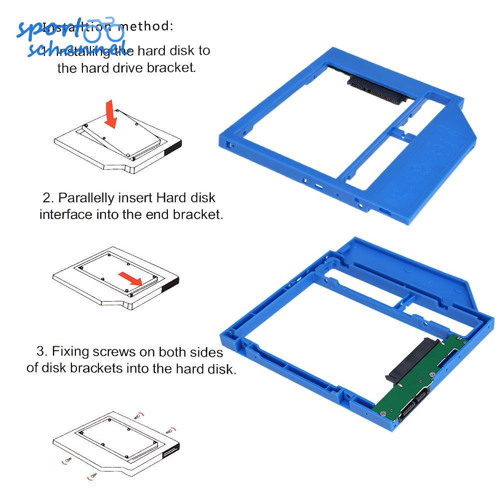 Khay đựng ổ đĩa HDD SSD 9.0mm 2nd HD đa dụng | BigBuy360 - bigbuy360.vn