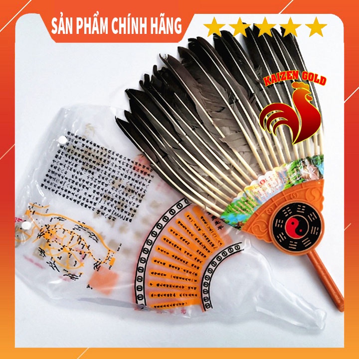 Quạt gia cát khổng minh, quạt âm dương phong thủy, quạt lông gà lông vũ, đồ đóng phim cổ trang
