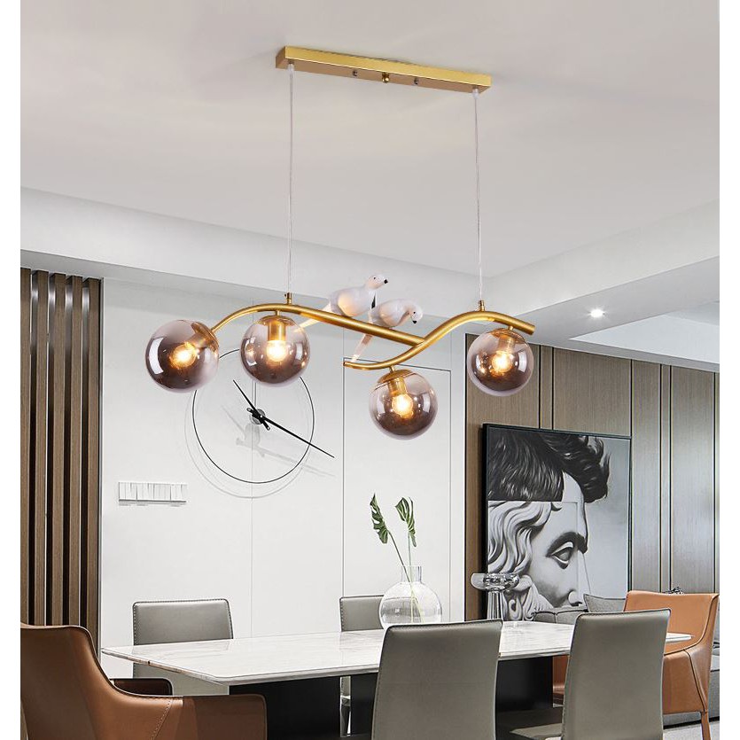 Đèn thả MONSKY ROVER kiểu dáng sang trọng trang trí nội thất hiện đại, cao cấp - Tặng kèm bóng đèn đầy đủ