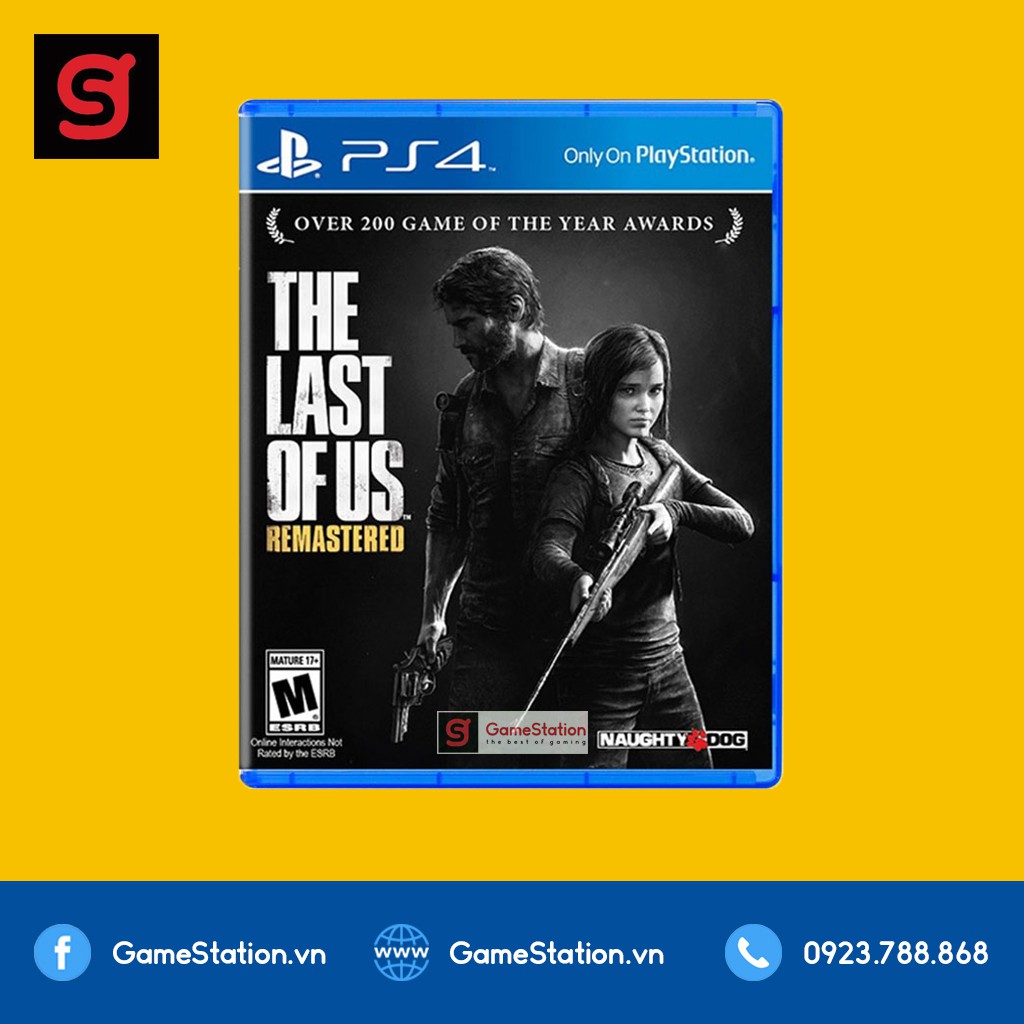 [Freeship toàn quốc từ 50k] Đĩa Game PS4: The Last Of Us Remastered - hệ US