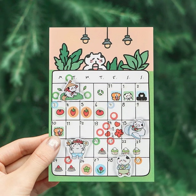 Set note ghi chú nhiều mục đích sử dụng kèm stickers