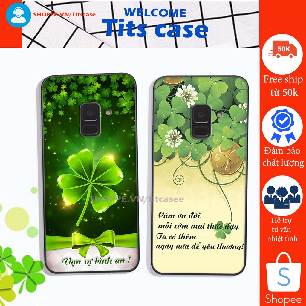 Ốp lưng Samsung Galaxy A5 2018 / A6 2018 / A8 2018 / A8 PLUS in hình thiên nga,hoa may mắn, đặc sắc ĐỘC - LẠ - BỀN