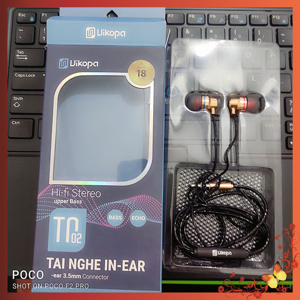 Tai nghe nhét tai Vikopa IN-EAR Hi-fi Stereo Super bass âm thanh siêu chất chuyên chơi game bắn súng