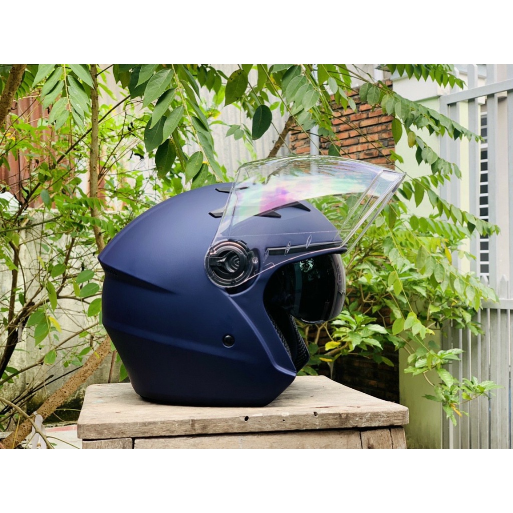Mũ bảo hiểm 3/4 Royal 268 2kính , freeship toàn quốc,
