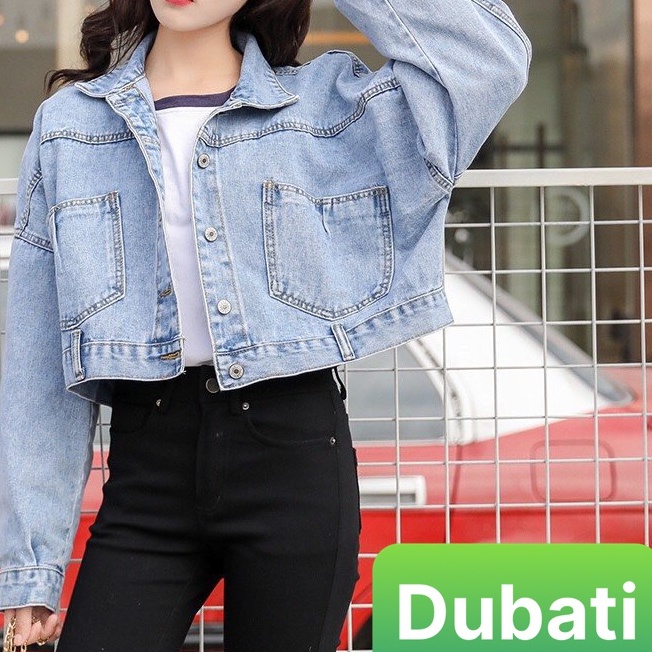 ÁO JEAN NỮ TRƠN XINH XẮN CÓ KHUY SAU SÀNH ĐIỆU HỢP THỜI TRANG- DUBATI FASHION