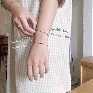 Vòng tay sợi mảnh (1mm) handmade Tiny Twist