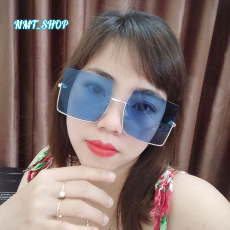 Kính râm nữ, Kính đi biển 2021 Phong cách HÀN QUỐC, Kính mát gọng vuông VIDEO+ẢNH THẬT [ FREESHIP] | BigBuy360 - bigbuy360.vn