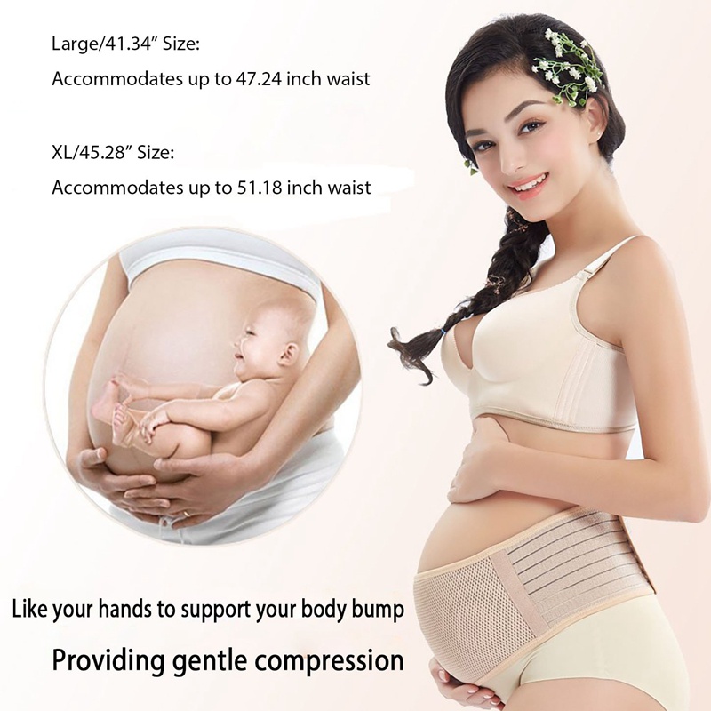 Đai Hỗ Trợ Bụng Thoáng Khí Có Thể Điều Chỉnh Hỗ Trợ Lưng / Bụng Cho Phụ Nữ Mang Thai- l