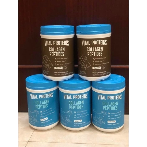 Bột collagen Vital Proteins Collagen Peptides 923g ( Hsd 2027)