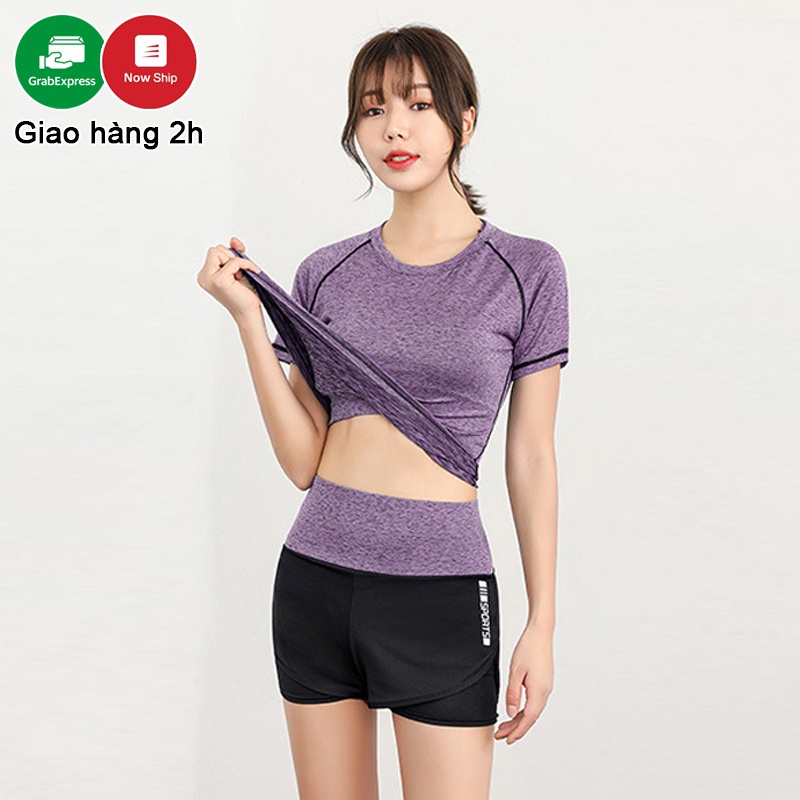 Bộ Đồ Tập Kenzi-22 Set Quần Đùi và Áo Ngắn Tay