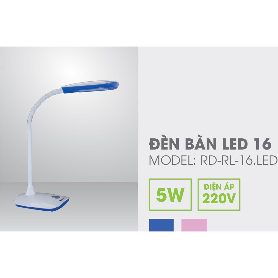 Đèn bàn LED Rạng Đông RD-RL-16