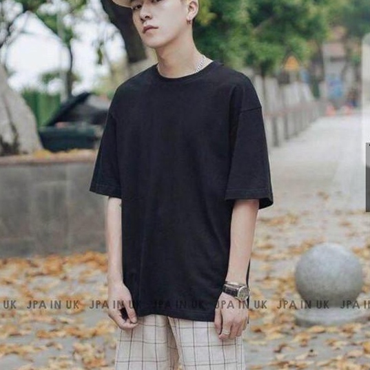 Áo thun trơn form rộng