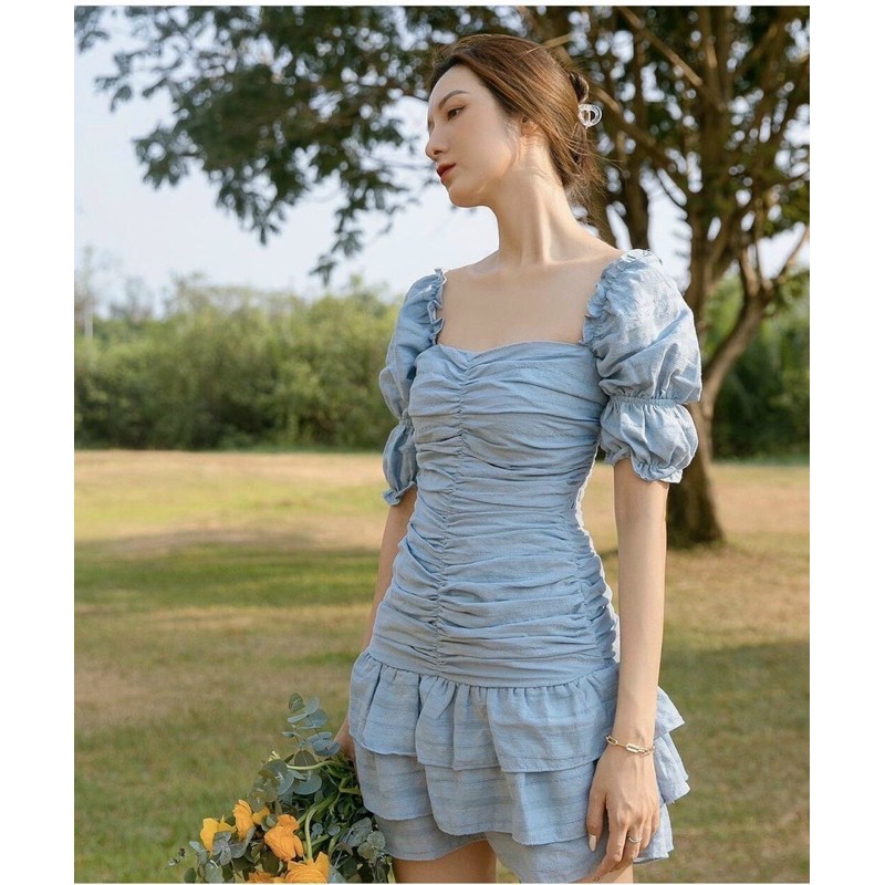 Váy Nhún Eo Đuôi Cá ( Hàng QC kèm ảnh thật) | BigBuy360 - bigbuy360.vn