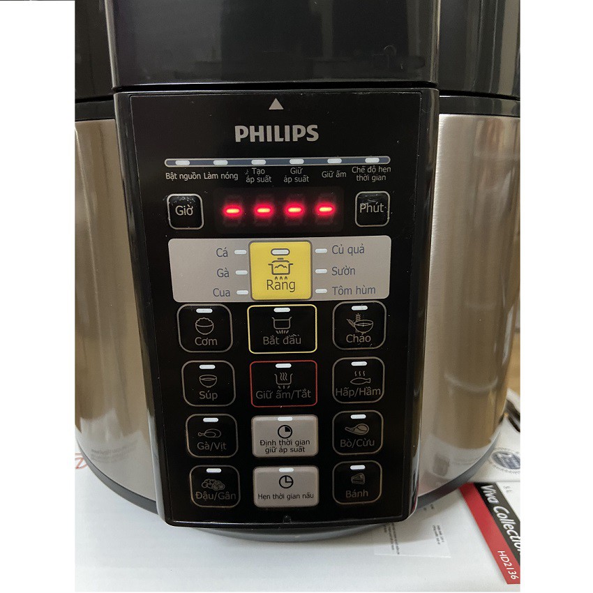 Nồi áp suất Philips HD2136 - bảo hành chính hãng 2 năm