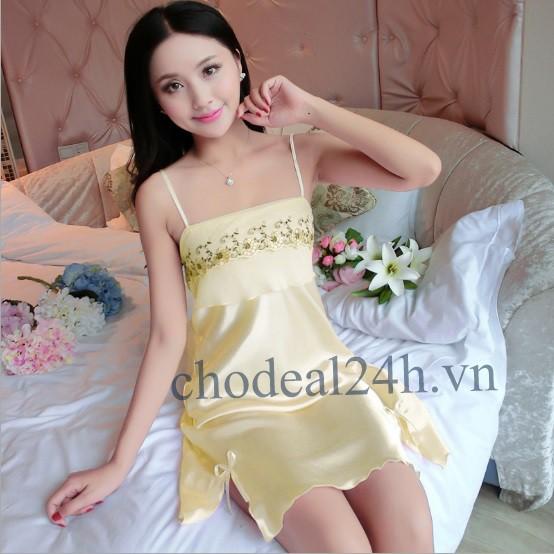 Áo Đầm Ngủ Phi Bóng Voan Ngực CDANP01