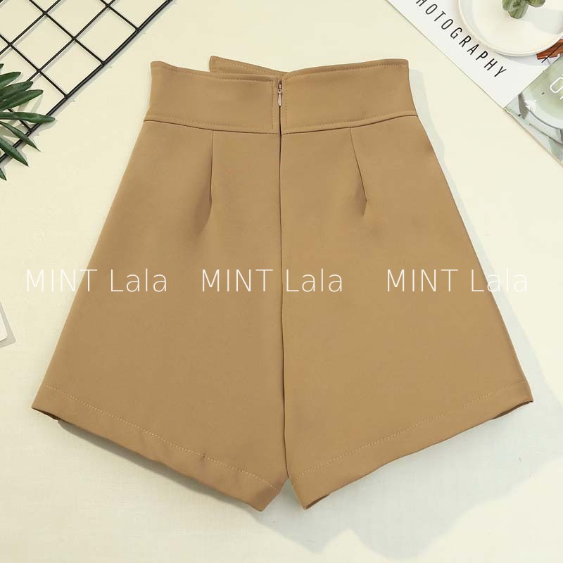 Quần Váy Ngắn Bigsize Đắp Tà Che Bụng Cạp Cao Tôn Dáng - MINT Lala