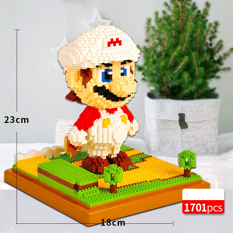 Miniature  small grain diamond block assembly adult educational toys Disney cartoon model girl gift