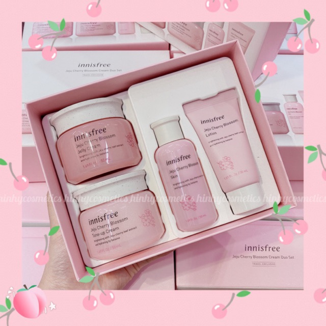 Set Innisfree Cherry Blossom Duo Hồng