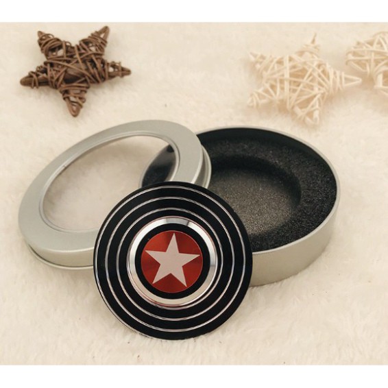 Đồ Chơi Con Quay Cao Cấp Fidget Spinner Captain America ( Đội Trưởng Mỹ ) Cực Chất