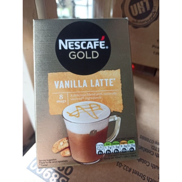 [Mã GROXUAN1 giảm 8% đơn 150K] NesCafe Gold Vị Vanilla - Cappuccino ( 8 gói x 18,5g ) | BigBuy360 - bigbuy360.vn