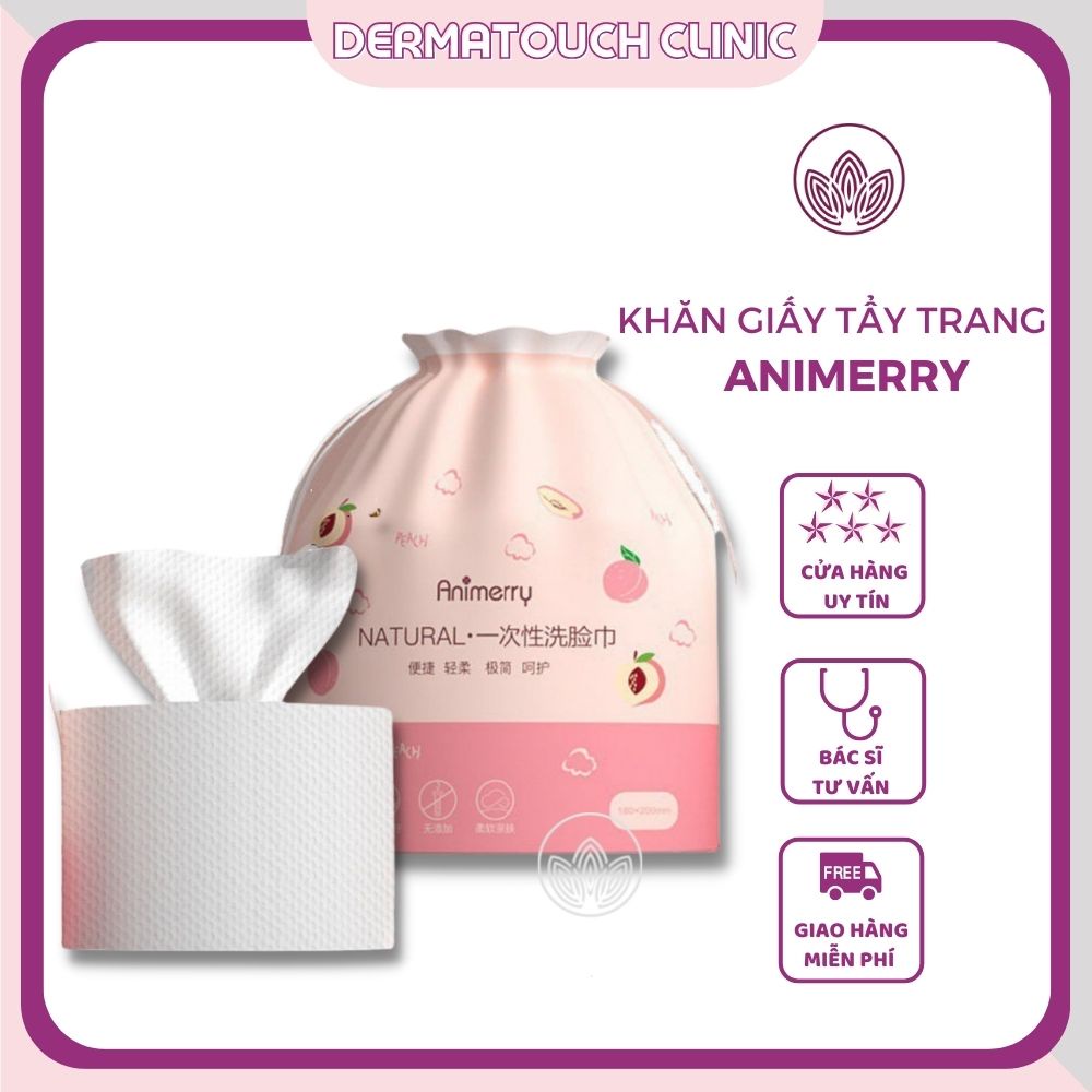 Khăn Giấy Tẩy Trang Cotton Animerry