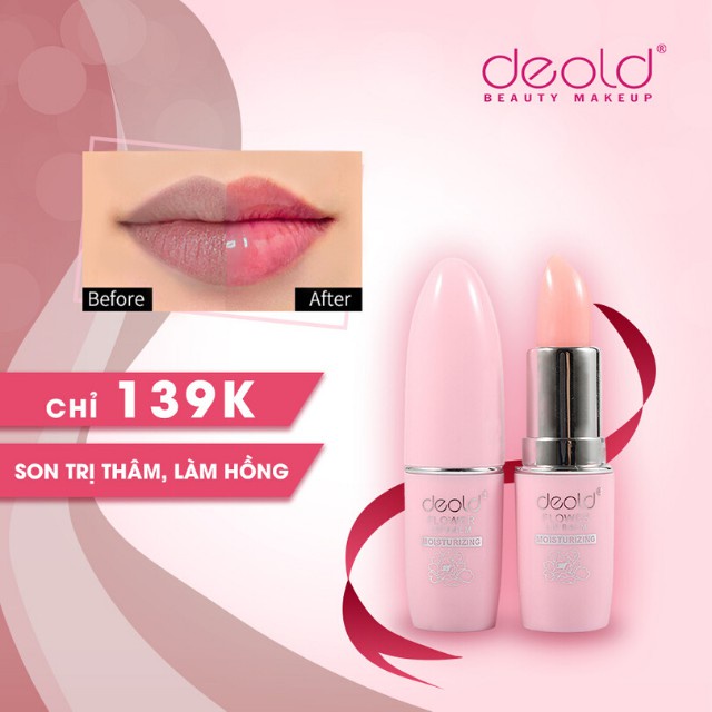 Son Dưỡng Chống Thâm Làm Hồng Môi - Deold Natural Blossom Lip Balm 3.3g