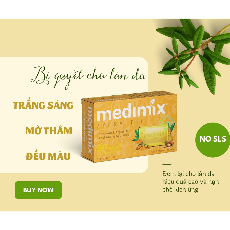 Xà phòng Medimix Nghệ và Dầu Argan 125g