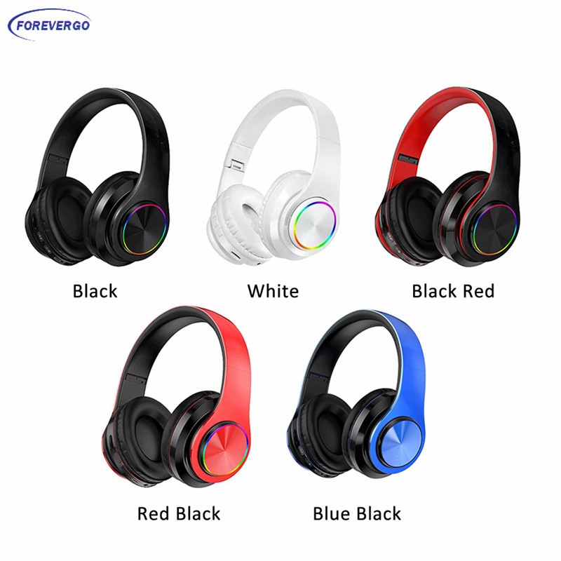 Tai Nghe Chụp Tai Kết Nối Bluetooth 5.0 7 Rgb