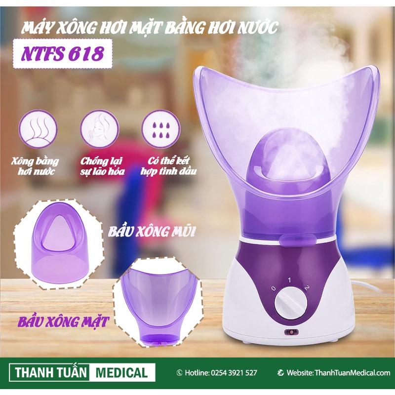 Máy xông hơi nóng Sokany giúp trẻ hóa da có thể kết hợp tinh dầu để xông giải cảm, trị mụn GIÁ ƯU ĐÃI HÔM NAY