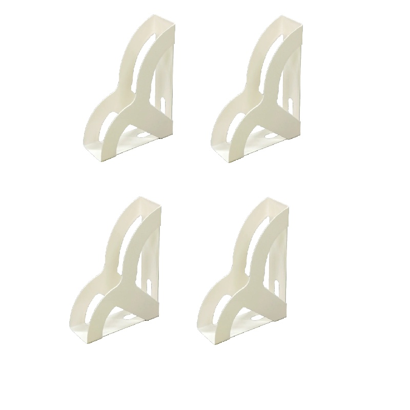 Daiso Kệ Nhựa File Stand Ivory 10.2cm x 25.3cm x 31.9cm