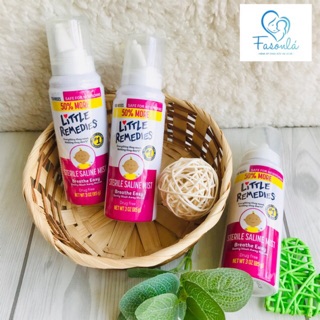 Nước muối dạng xịt cho bé Little Remedies 89ml 12/24