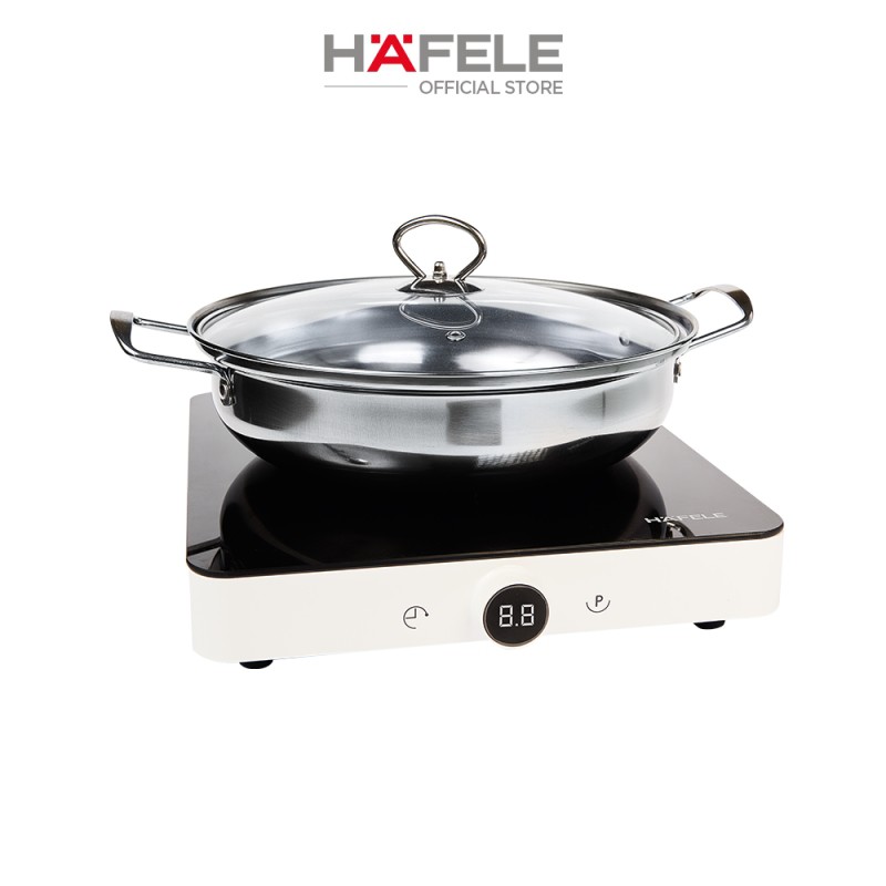 [Tặng kèm nồi lẩu] Bếp từ đơn Hafele HSI-21FW