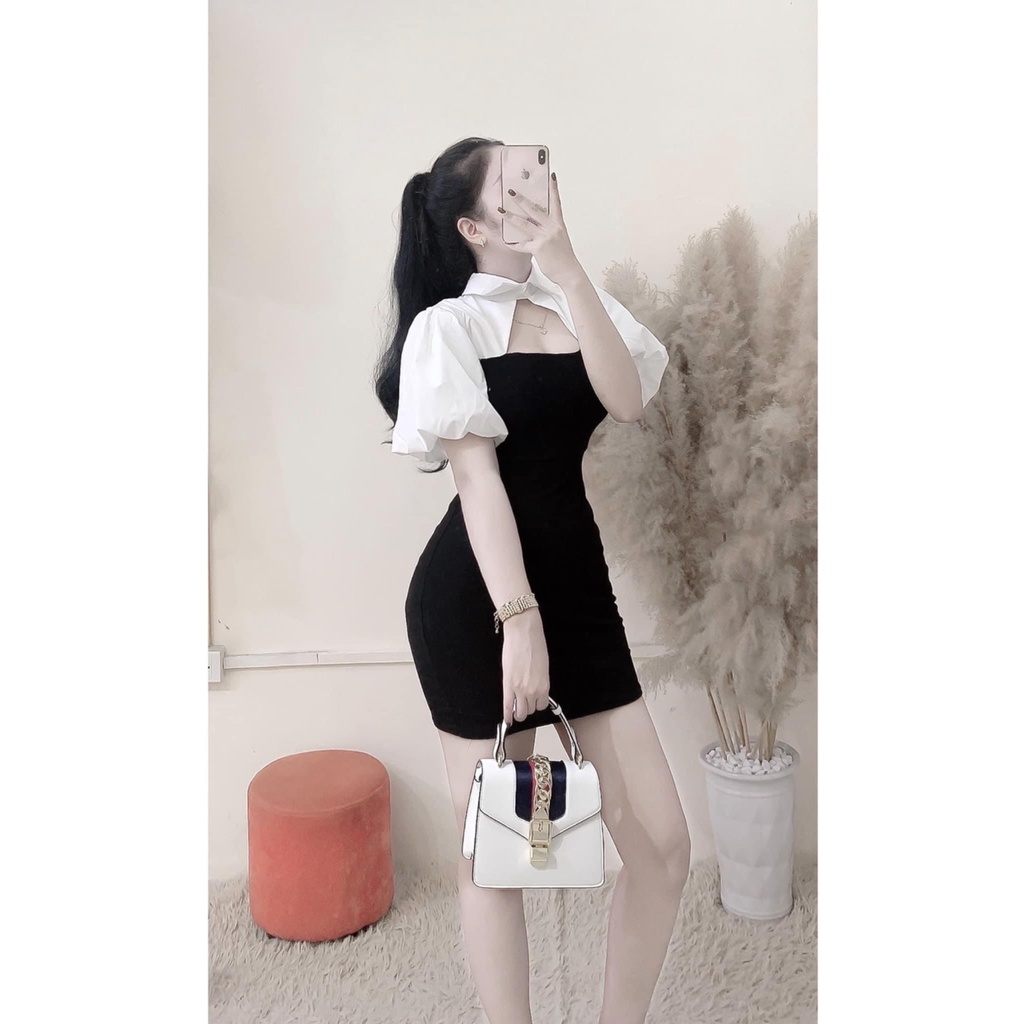 ĐẦM THIẾT KẾ BỒNG VAI - VENUS DESIGN