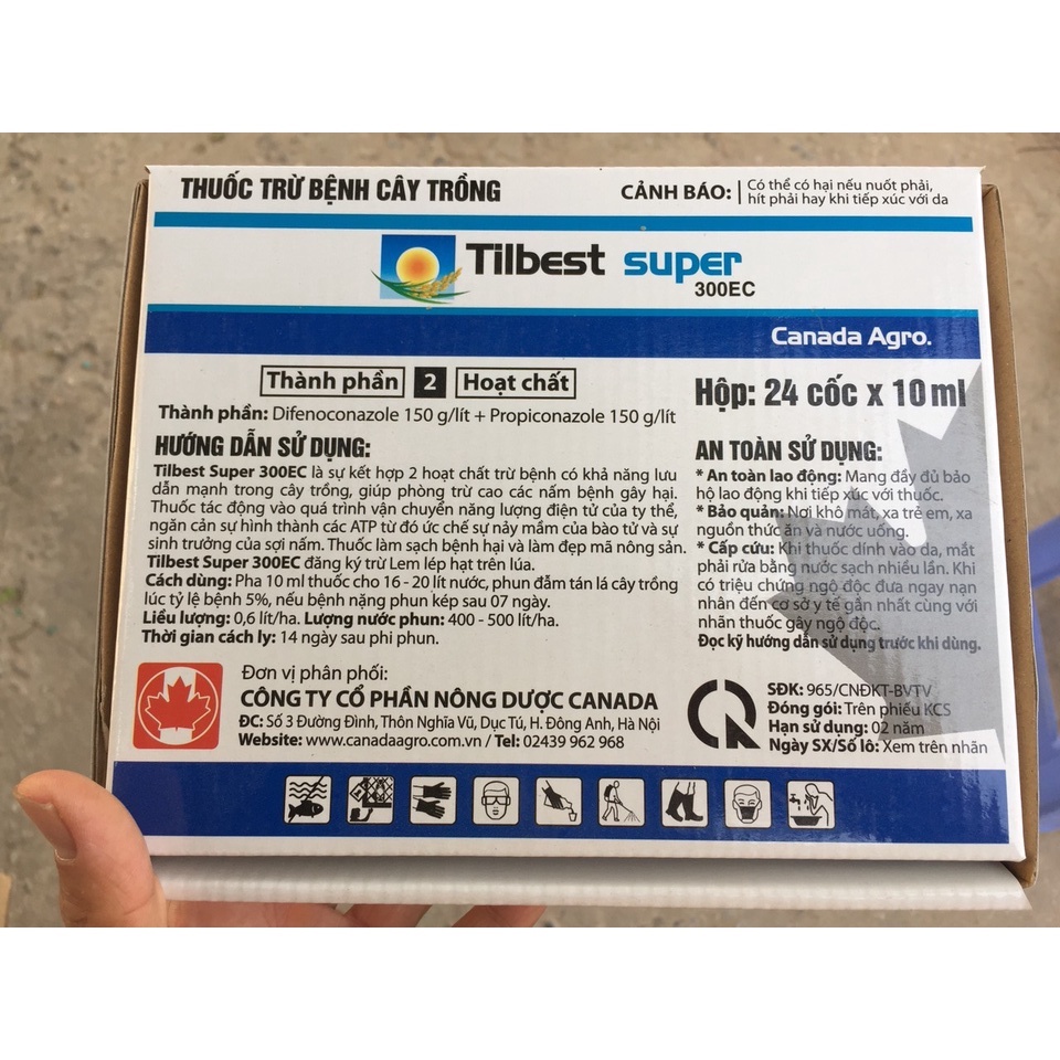 24 cốc tilsuper 300ec đặc trị lem lép hạt trên lúa
