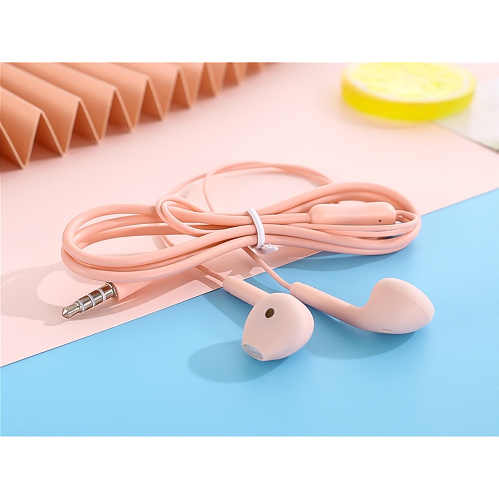 U19 Headset Earphones Macarons Cartoon Cute Earplug with Mic for Iphone Xiaomi Huawei Girls Gifts 3.5mm In-Ear Dropshipp 2020