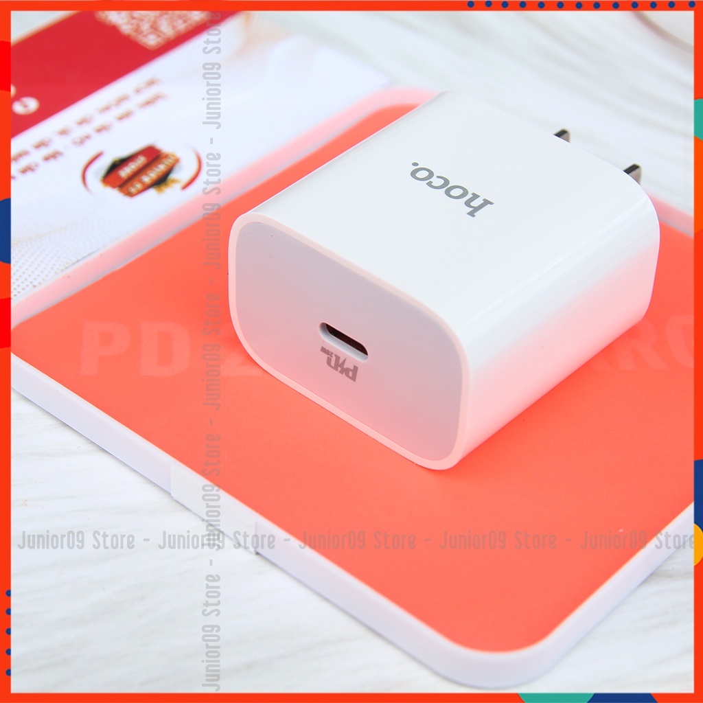 Củ Sạc Nhanh 20W HOCO C76+ Chính hãng JUNIOR09 STORE Sạc siêu nhanh- Chống nóng- An toàn dùng cho Iphone/Android/Macbook