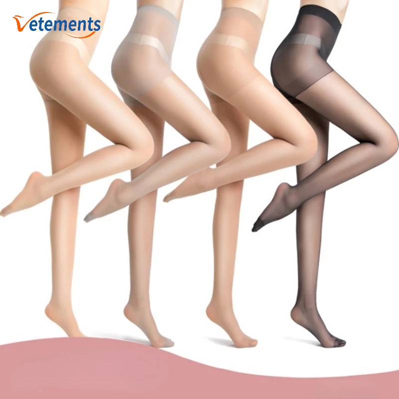 Quần Tất Siêu Mỏng Bằng Lụa Co Giãn Thoáng Khí Chống Chảy Xệ Cho Nữ