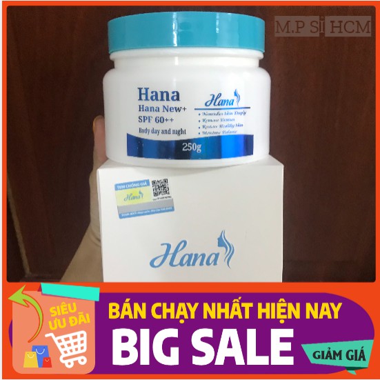 DƯỠNG TRẮNG DA BODY HANA NEW