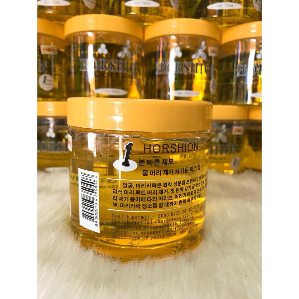 SÁP WAX LÔNG MẬT ONG HORSHION KÈM GIẤY#chính hãng #