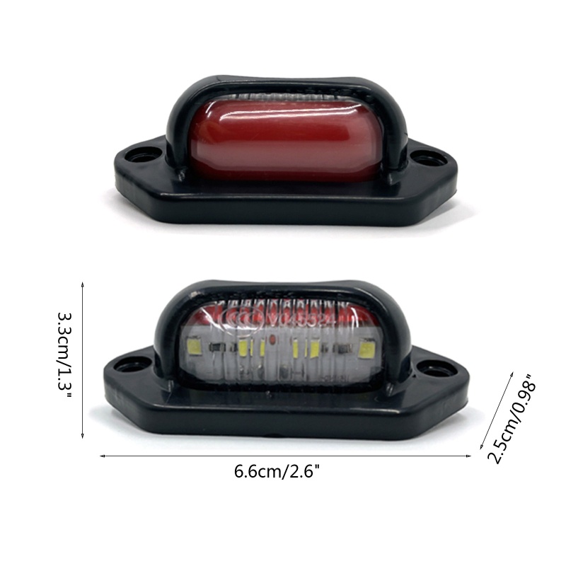 Set 2 Đèn 8LED Gắn Đuôi Xe Tải Báo Tín Hiệu Hãm Nước