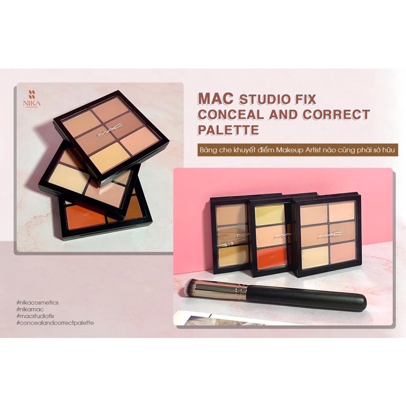 Bảng triệt sắc che khuyết điểm MAC Studio Fix Conceal and Correct Palette [Nika Story]