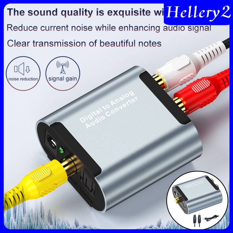 Digital Optical to Analog Analogue Audio Converter with Optical cable | BigBuy360 - bigbuy360.vn