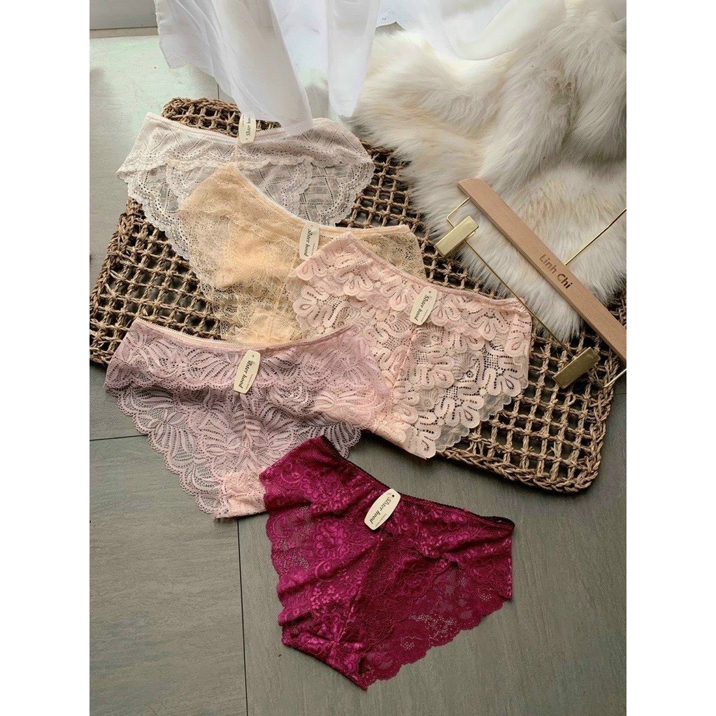 Quần Lót Nữ Ren Mềm Xuyên Thấu Sexy QL99