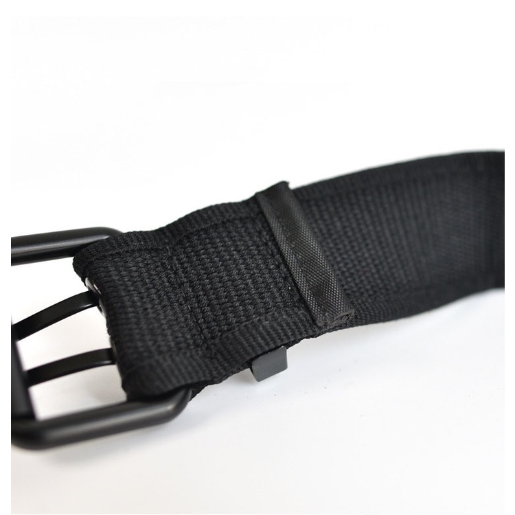 Thắt lưng vải, Dây nịt vải nam ngầu lỗ to màu đen nâu pon.mens hà nội hcm