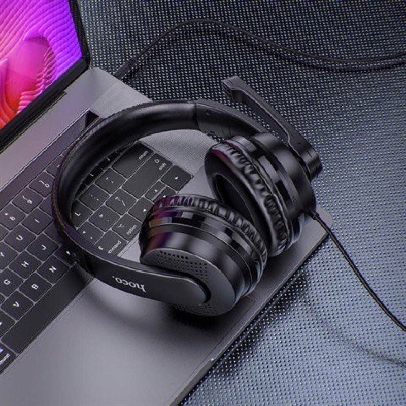 Tai Nghe Chụp Tai Headphone - Có Mic game Hoco W103 - PC, Điện Thoại