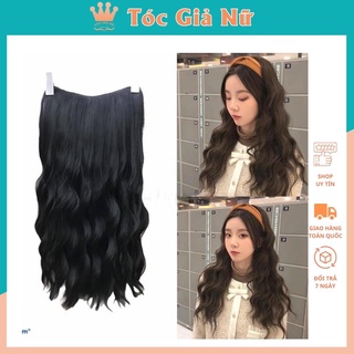 Tóc giả kẹp 6 phím 😀😀Freeship😀😀 kẹp xoăn 3 trục - mã a13